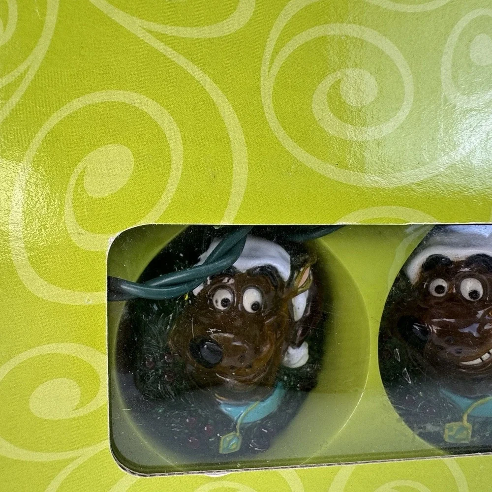 2001 Gemmy Scooby-Doo Cartoon Network 10 Ct Holiday Christmas String Light Set